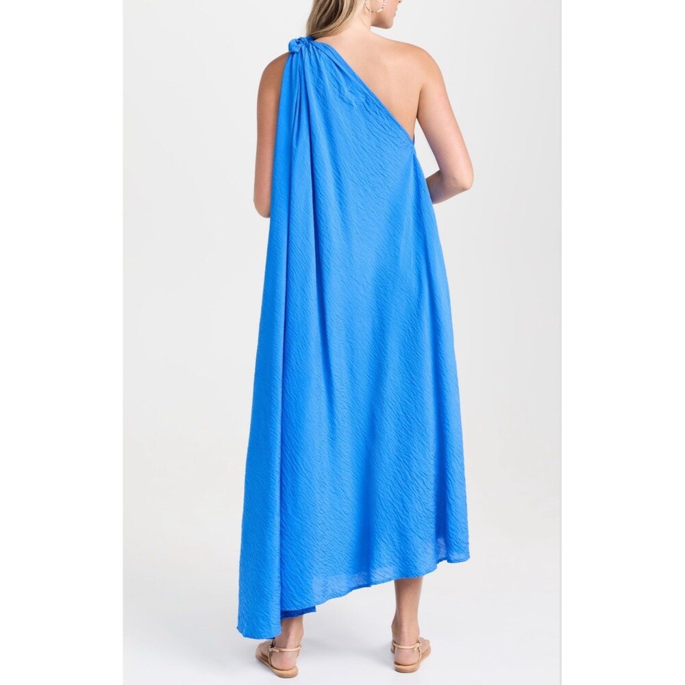 9 Seed Resort Dress One Size Taormina Dress Blue Summer Party Vacation Lagenlook - Picture 2 of 10